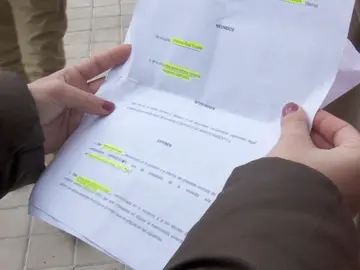 Imagen del contrato usado por los okupas de Carabanchel. Imagen del contrato usado por los okupas de Carabanchel.