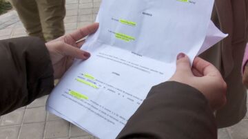 Imagen del contrato usado por los okupas de Carabanchel.