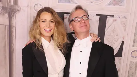 Blake Lively y Paul Feig Blake Lively y Paul Feig