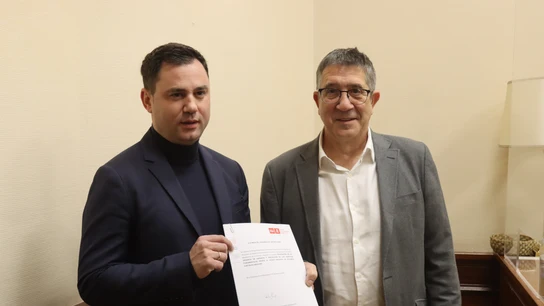 El portavoz del Grupo Socialista, Patxi López El portavoz del Grupo Socialista, Patxi López