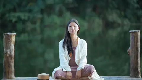 Mujer asiática Mujer asiática