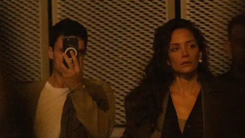 María Hervás en el Madrid Arena durante la actuación de Dani Martín María Hervás en el Madrid Arena durante la actuación de Dani Martín