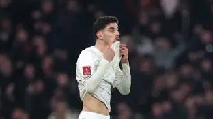 Kai Havertz, tras fallar el penalti en la FA Cup Kai Havertz, tras fallar el penalti en la FA Cup
