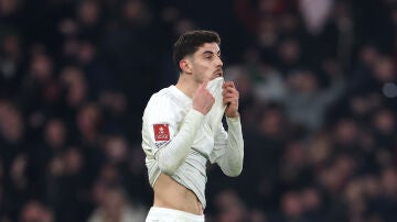 Kai Havertz, tras fallar el penalti en la FA Cup