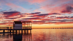 Colorido amanecer