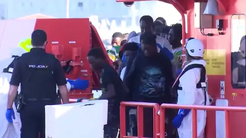 Dos bebés entre los cerca de 300 migrantes que han llegado este fin de semana a Canarias Dos bebés entre los cerca de 300 migrantes que han llegado este fin de semana a Canarias