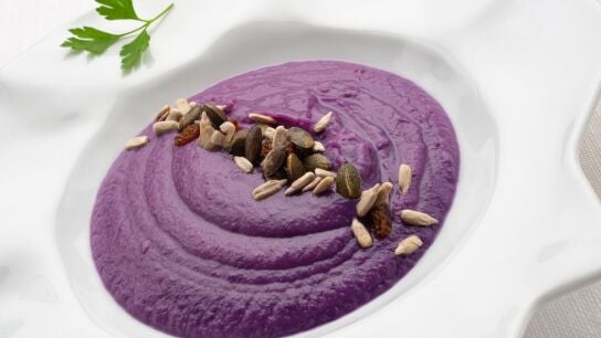 Crema de col lombarda: "Bonita, nutritiva y muy interesante para la salud"