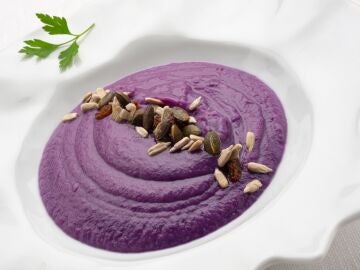 Crema de col lombarda: "Bonita, nutritiva y muy interesante para la salud"