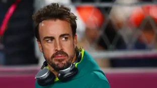 Fernando Alonso en el pasado GP de Qatar Fernando Alonso en el pasado GP de Qatar