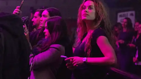 Candela Márquez y Manuela, hija de Alejandro Sanz, en el concierto del cantante Candela Márquez y Manuela, hija de Alejandro Sanz, en el concierto del cantante