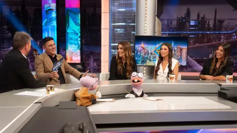 Susana Saborido, Salma y Daniela desvelan los mayores secretos de Joaquín Sánchez en El Hormiguero Susana Saborido, Salma y Daniela desvelan los mayores secretos de Joaquín Sánchez en El Hormiguero