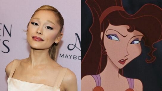 Ariana Grande y Megara de H&eacute;rcules