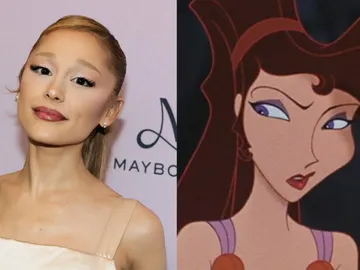 Ariana Grande y Megara de Hércules Ariana Grande y Megara de Hércules