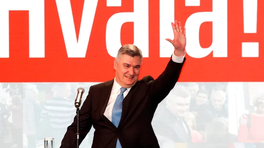 El presidente croata, Zoran Milanovic El presidente croata, Zoran Milanovic