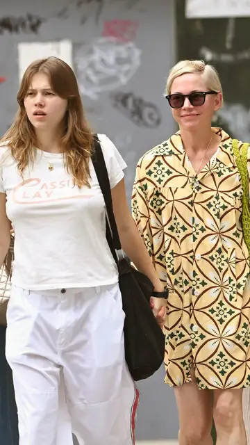 Michelle Williams con su hija con Heath Ledger, Matilda Michelle Williams con su hija con Heath Ledger, Matilda