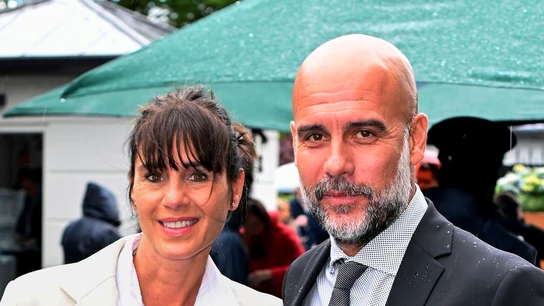 Pep Guardiola y Cristina Serra Pep Guardiola y Cristina Serra