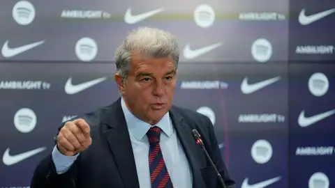 Joan Laporta en rueda de prensa Joan Laporta en rueda de prensa