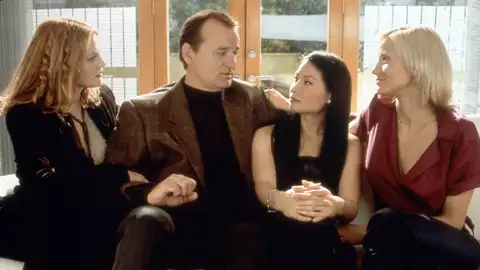 Drew Barrymore, Bill Murray, Lucy Liu, Cameron Diaz en Los Ángeles de Charlie en el año 2000 Drew Barrymore, Bill Murray, Lucy Liu, Cameron Diaz en Los Ángeles de Charlie en el año 2000