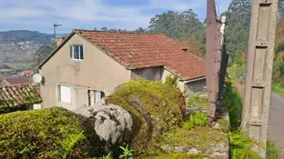 La vivienda asaltada en Meis, en Pontevedra La vivienda asaltada en Meis, en Pontevedra