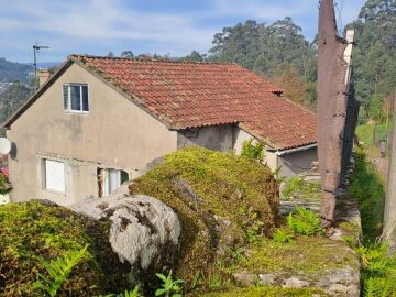 La vivienda asaltada en Meis, en Pontevedra