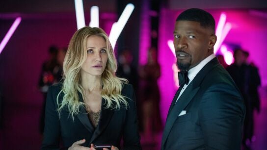 Cameron Diaz y Jamie Foxx en De vuelta a la acci&oacute;n