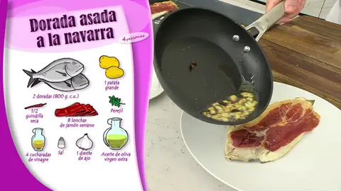 Ingredientes Dorada asada a la navarra Ingredientes Dorada asada a la navarra