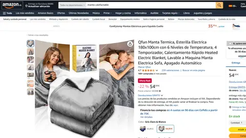 Manta eléctrica Manta eléctrica