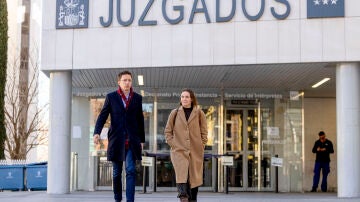 Íñigo Errejón sale de los Juzgados de Plaza de Castilla