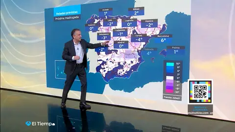 Roberto Brasero: "El frío sigue y además por el este lluvias y nevadas" Roberto Brasero: "El frío sigue y además por el este lluvias y nevadas"