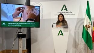 La delegada de Salud y Consumo de la Junta de Andaluc&iacute;a en C&oacute;rdoba, Mar&iacute;a Jes&uacute;s Botella