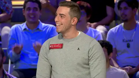 Miguel se propone conseguir el bote y se encuentra con una sorpresa: “Menos mal que he seguido tirando porque no me la sabía” Miguel se propone conseguir el bote y se encuentra con una sorpresa: “Menos mal que he seguido tirando porque no me la sabía”