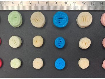 Fórmulas masticables impresas en 3D