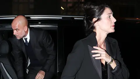 Pep Guardiola y Cristina Serra Pep Guardiola y Cristina Serra