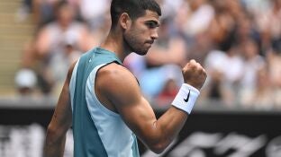 Carlos Alcaraz en el Open de Australia