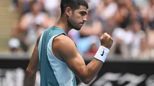 Carlos Alcaraz en el Open de Australia Carlos Alcaraz en el Open de Australia