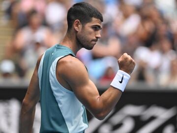 Carlos Alcaraz en el Open de Australia