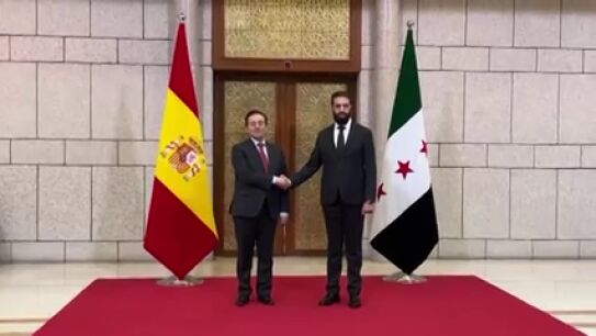 Albares se reune con el "l&iacute;der" de Siria