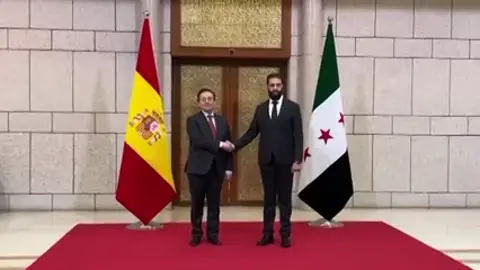 Albares se reune con el "líder" de Siria Albares se reune con el "líder" de Siria