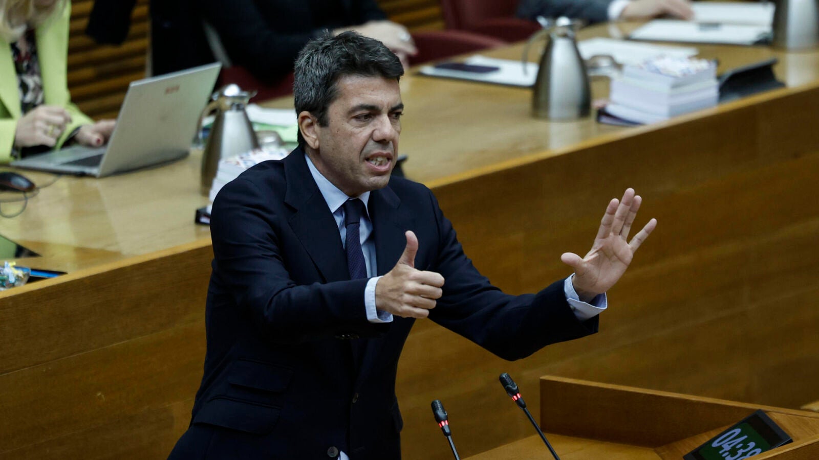 Mazón compara las ayudas a Gaza con las de la DANA: 