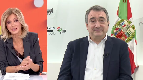 Aitor Esteban en Espejo Público. Aitor Esteban en Espejo Público.