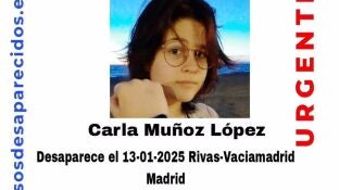 Buscan a una ni&ntilde;a de 15 a&ntilde;os desaparecida desde el lunes en Rivas