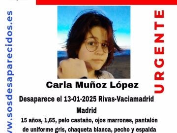 Buscan a una niña de 15 años desaparecida desde el lunes en Rivas