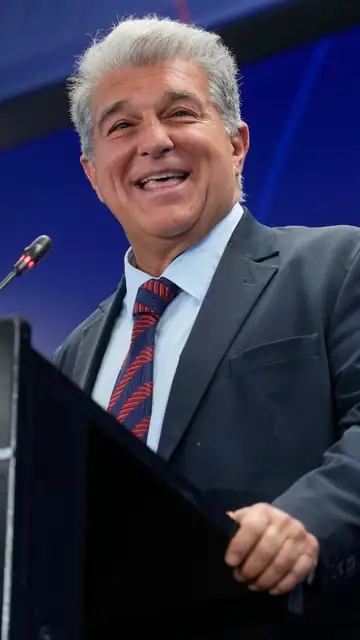 Joan Laporta comparece en rueda de prensa Joan Laporta comparece en rueda de prensa