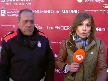Sonsoles Martín retransmite los Encierros Blancos de San Sebastián de los Reyes: " Sonsoles Martín retransmite los Encierros Blancos de San Sebastián de los Reyes: "