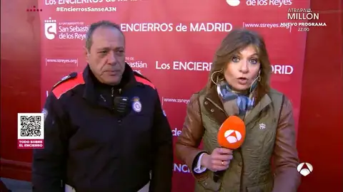 Sonsoles Martín retransmite los Encierros Blancos de San Sebastián de los Reyes: " Sonsoles Martín retransmite los Encierros Blancos de San Sebastián de los Reyes: "