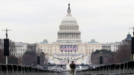 El Capitolio blindado y otras medidas de seguridad para la toma de posesi&oacute;n de Donald Trump