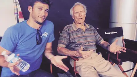 Scott Eastwood y Clint Eastwood en 2015 Scott Eastwood y Clint Eastwood en 2015