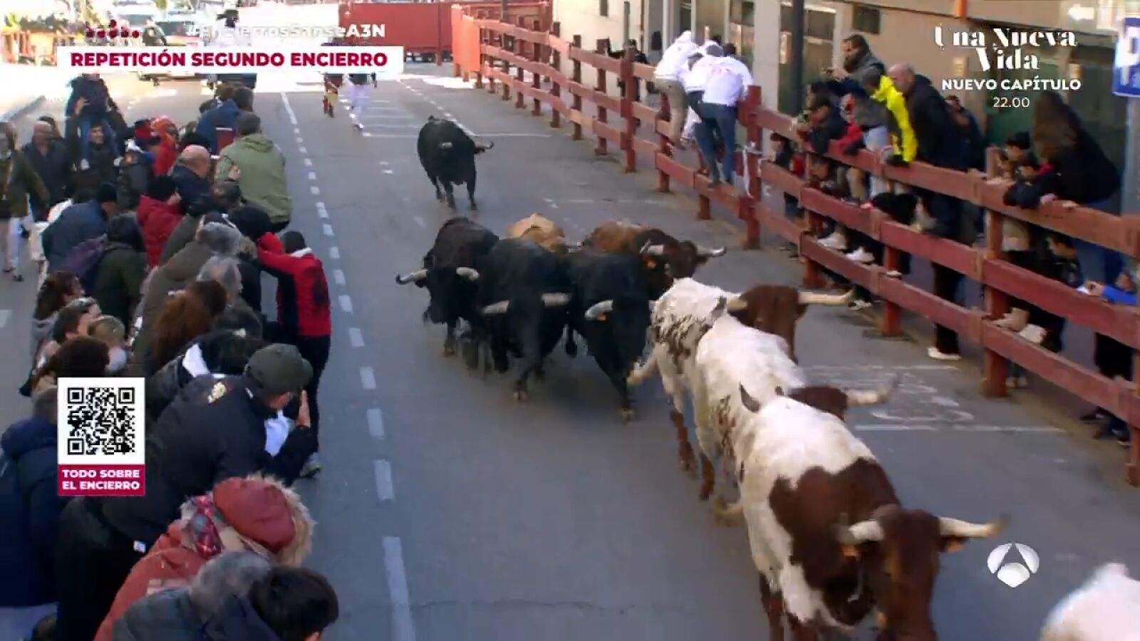 Así ha sido el segundo encierro blanco de San Sebastián de Los Reyes 2025