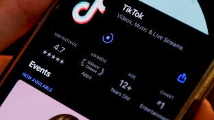 Imagen de archivo de la aplicaci&oacute;n de TikTok