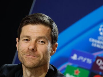 Xabi Alonso en rueda de prensa